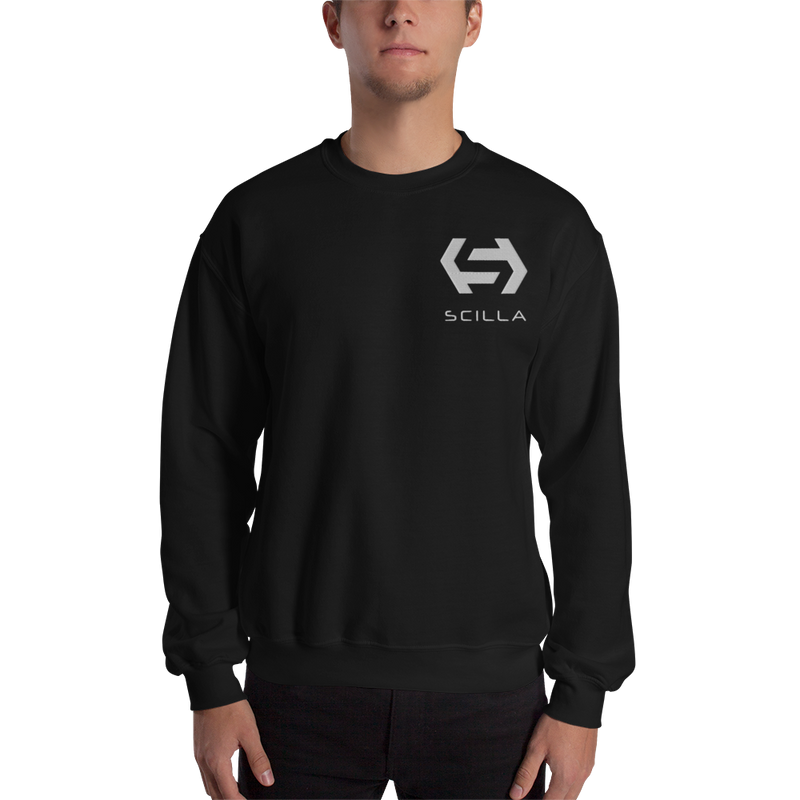 Scilla – Men’s Embroidered Crewneck Sweatshirt