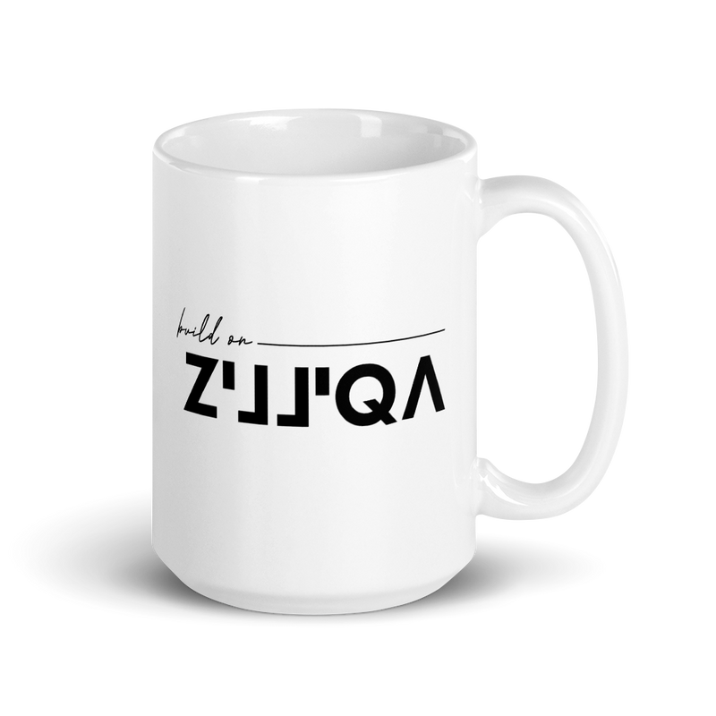 Build on Zilliqa – White Mug (11 oz. & 15. Oz.)
