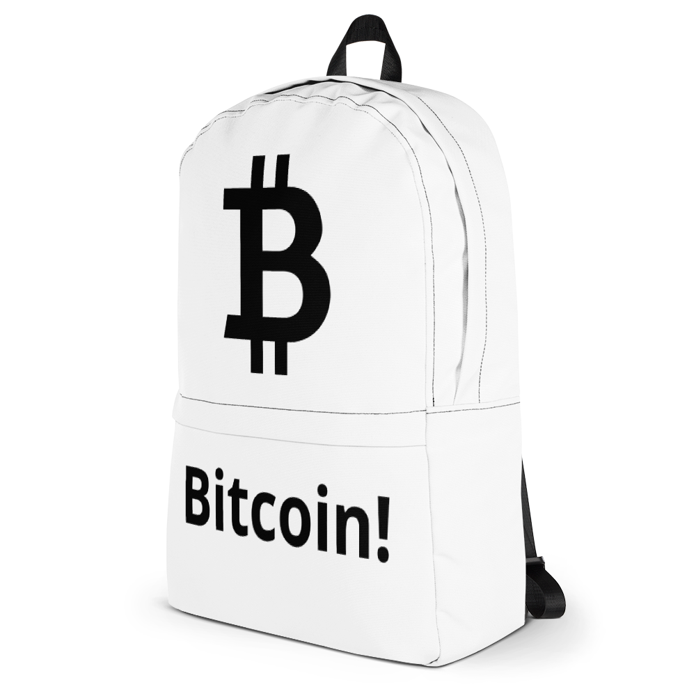 Bitcoin black - Backpack – The Crypto Merch