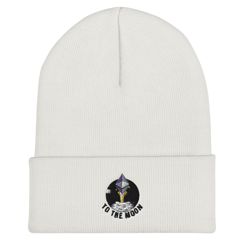 Ethereum to the moon - Cuffed Beanie