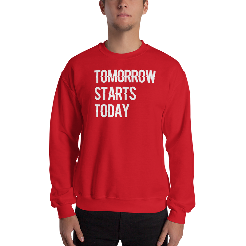 Tomorrow starts today (Zilliqa) – Men’s Crewneck Sweatshirt
