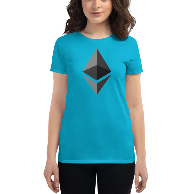 Ethereum logo - Women's Short Sleeve T-Shirt
