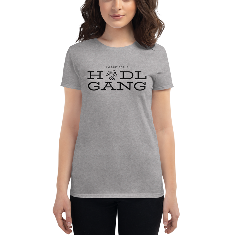 Hodl gang (Iota) - Women's Short Sleeve T-Shirt