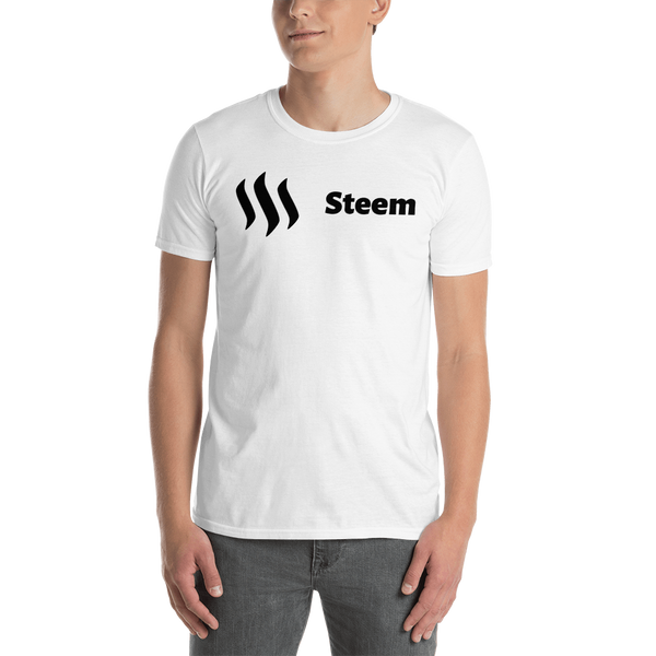 Steem black - Men's T-Shirt