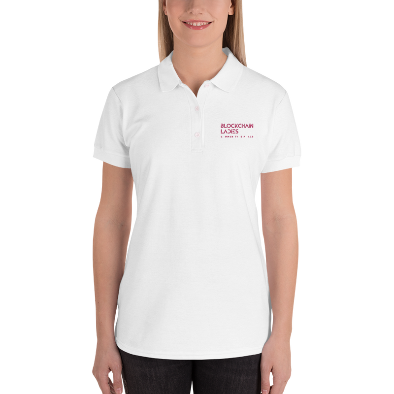 Blockchain Ladies Embroidered Women's Polo