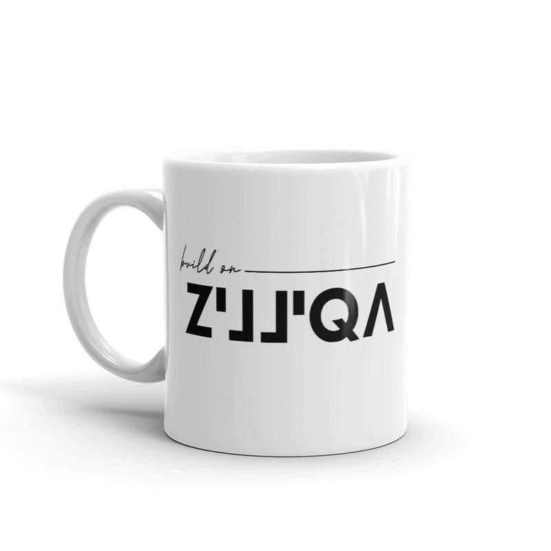 Build on Zilliqa – White Mug (11 oz. & 15. Oz.)