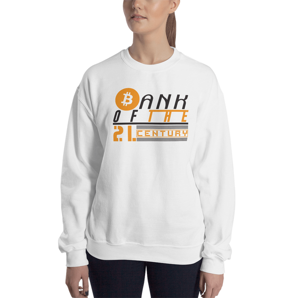 Bank of the 21. century (Bitcoin) – Women’s Crewneck Sweatshirt