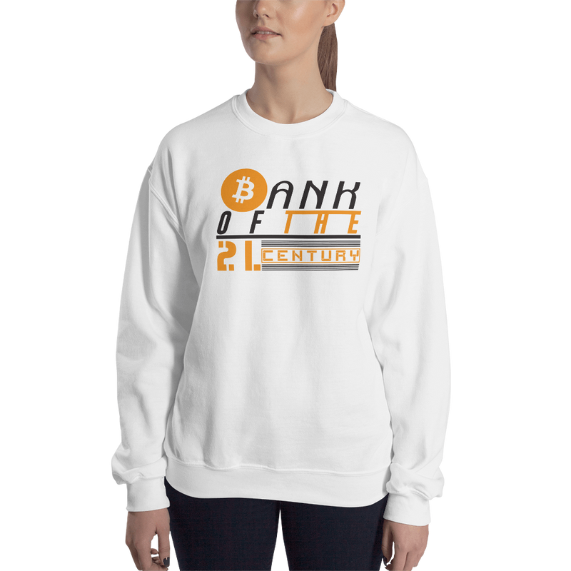 Bank of the 21. century (Bitcoin) – Women’s Crewneck Sweatshirt