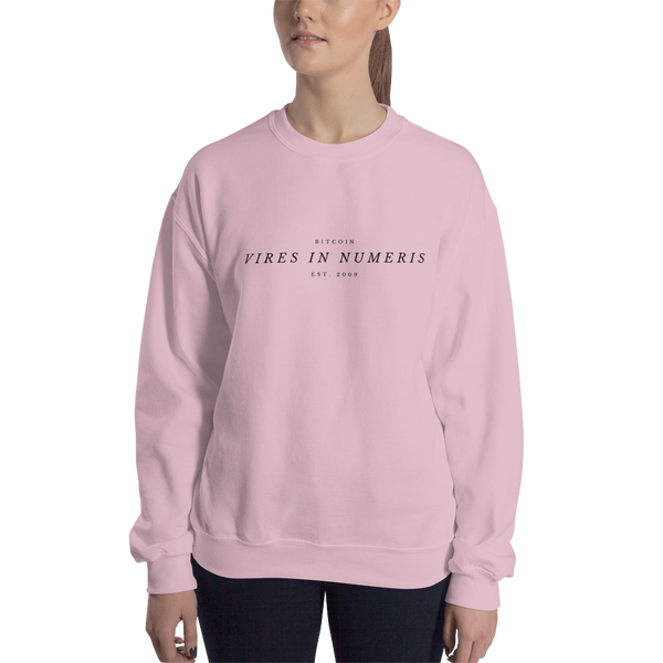 dgfbd Vires in numeris (Bitcoin) – Women’s Crewneck Sweatshirt