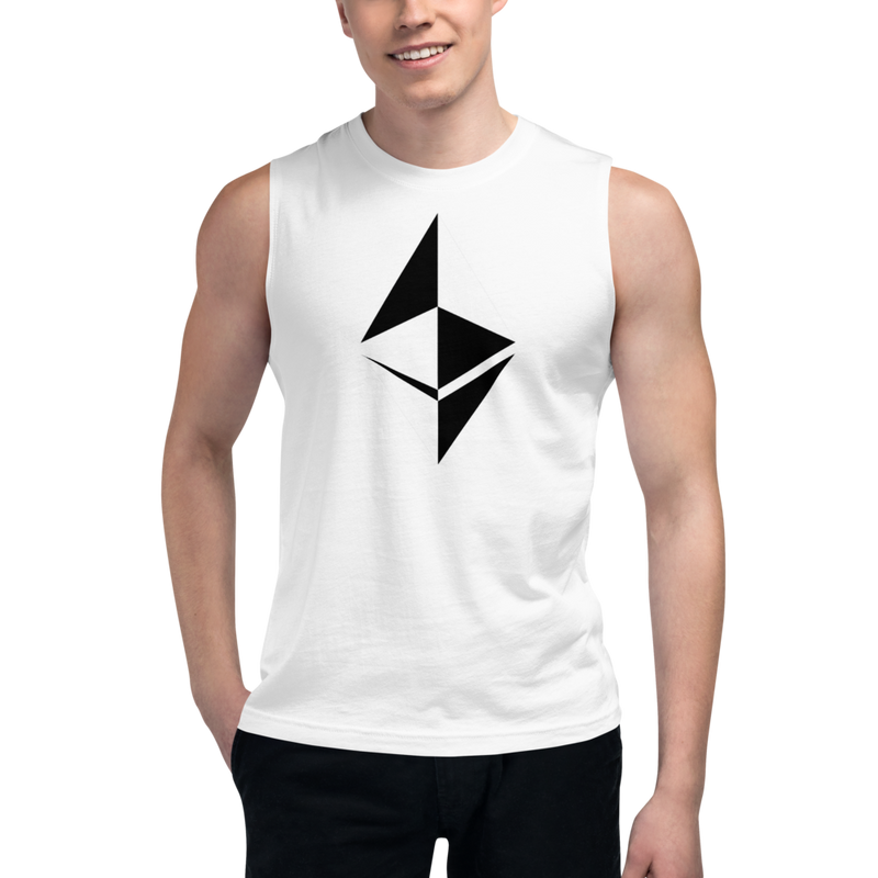 Ethereum surface design – Men’s Muscle Shirt