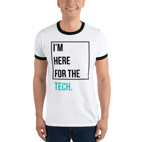 I'm here for the tech (Zilliqa) - Men's Ringer T-Shirt