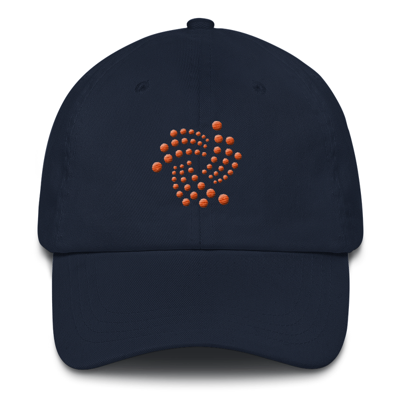 Iota floating design (Orange) - Baseball Cap