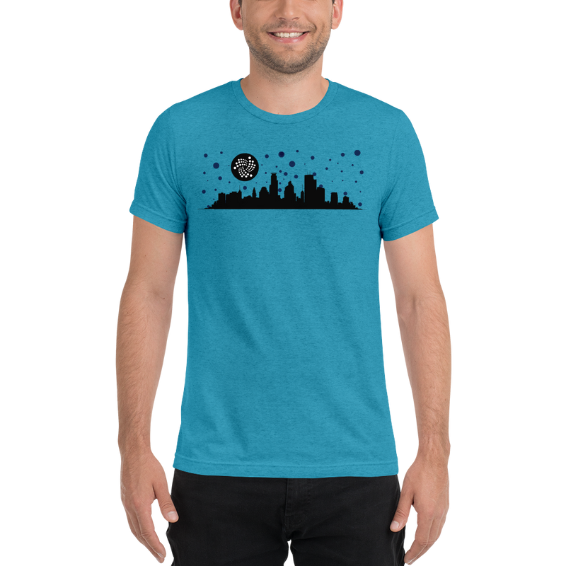 Iota city - Men's Tri-Blend T-Shirt