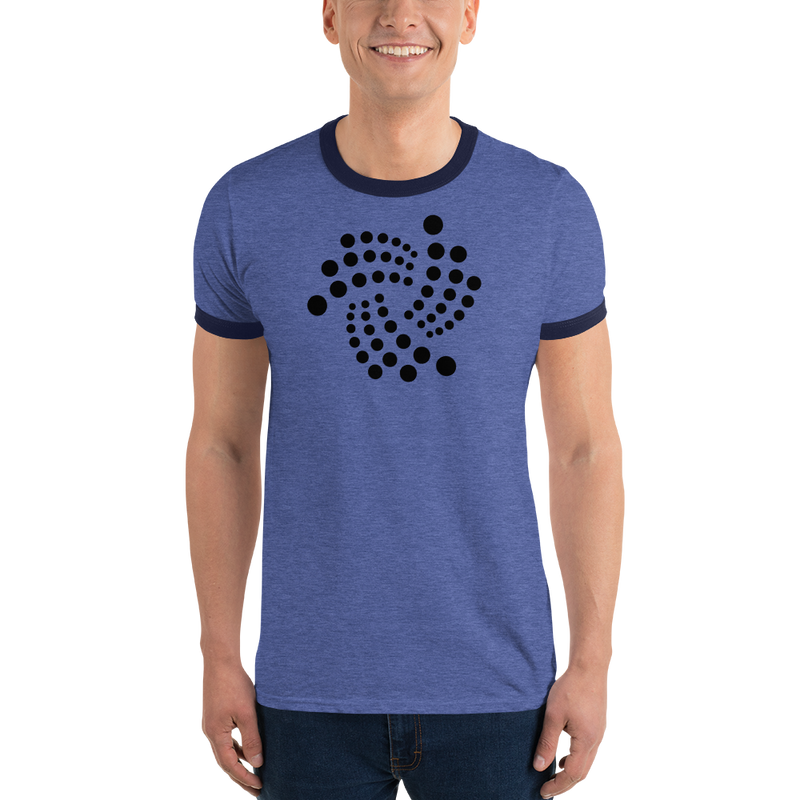 Iota floating design - Men's Ringer T-Shirt