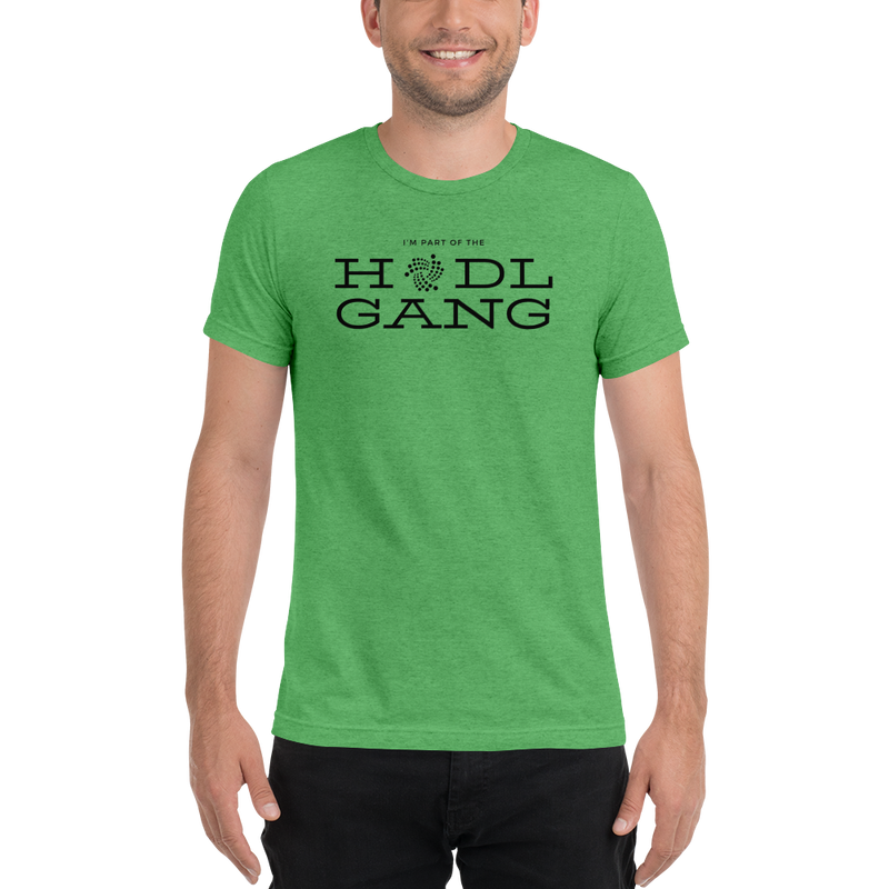 Hodl gang (Iota) - Men's Tri-Blend T-Shirt