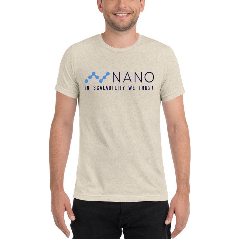 Nano, in scalability we trust – Men’s Tri-Blend T-Shirt