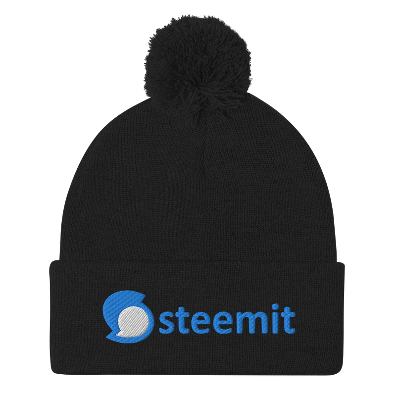 Steemit - Pom-Pom Beanie