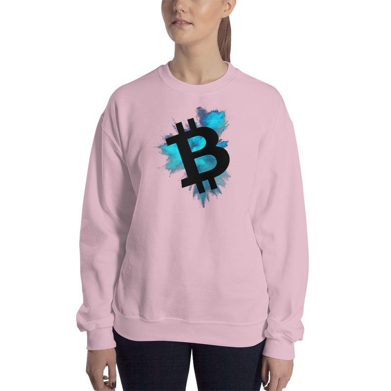 Bitcoin color cloud – Women’s Crewneck Sweatshirt