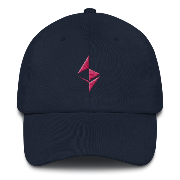 Ethereum surface design (Pink) - Baseball Cap