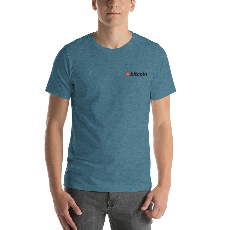 Bitcoin - Men's Embroidered Premium T-Shirt