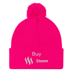 Buy Steem - Pom-Pom Beanie