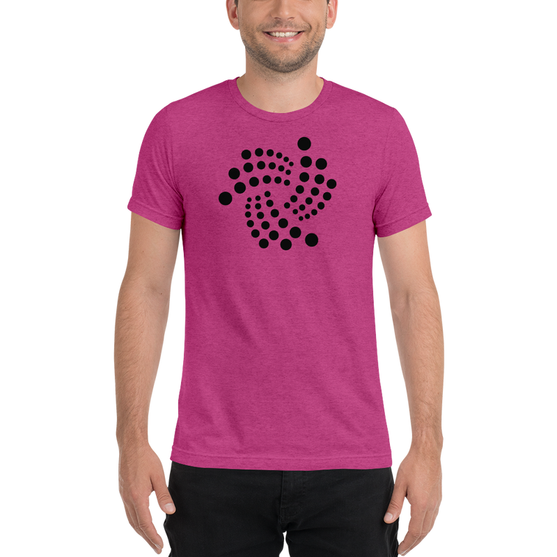 Iota floating design - Men's Tri-Blend T-Shirt