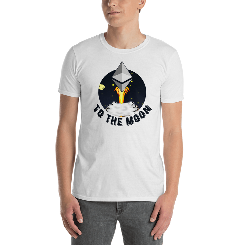 Ethereum to the moon - Men's T-Shirt