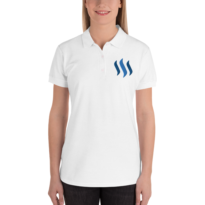 Steem – Women’s Embroidered Polo Shirt