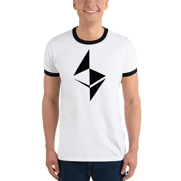 Ethereum surface design - Men's Ringer T-Shirt