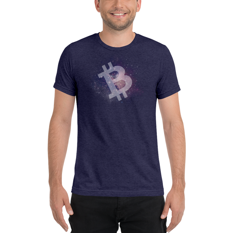 Bitcoin universe - Men's Tri-Blend T-Shirt