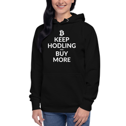 Keep hodling (Bitcoin) – Women’s Pullover Hoodie