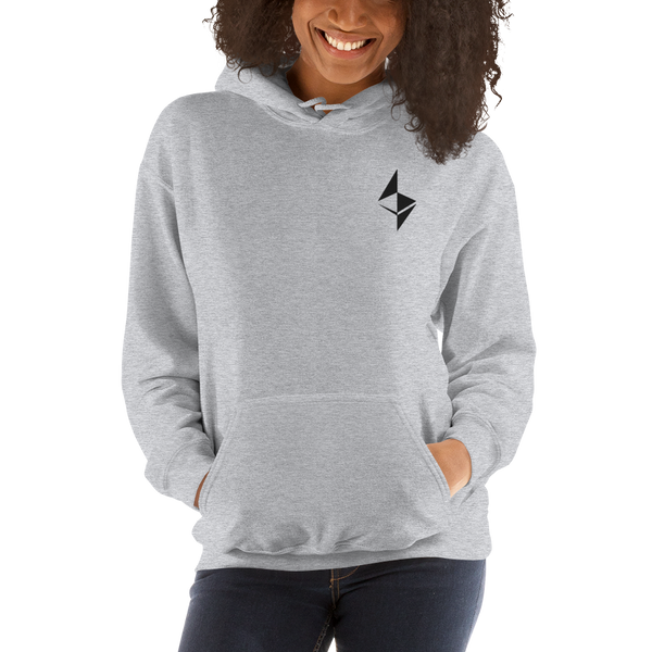 Ethereum surface design – Women’s Embroidered Hoodie