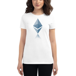 Ethereum reflection design - Women's Short Sleeve T-Shirt