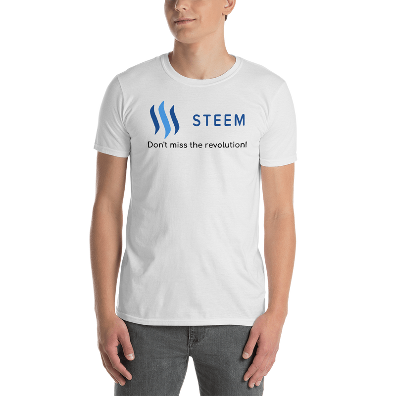 Steem don't miss the revolution - Men's T-Shirt