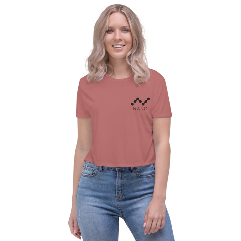 Nano – Women's Embroidered Crop Tee