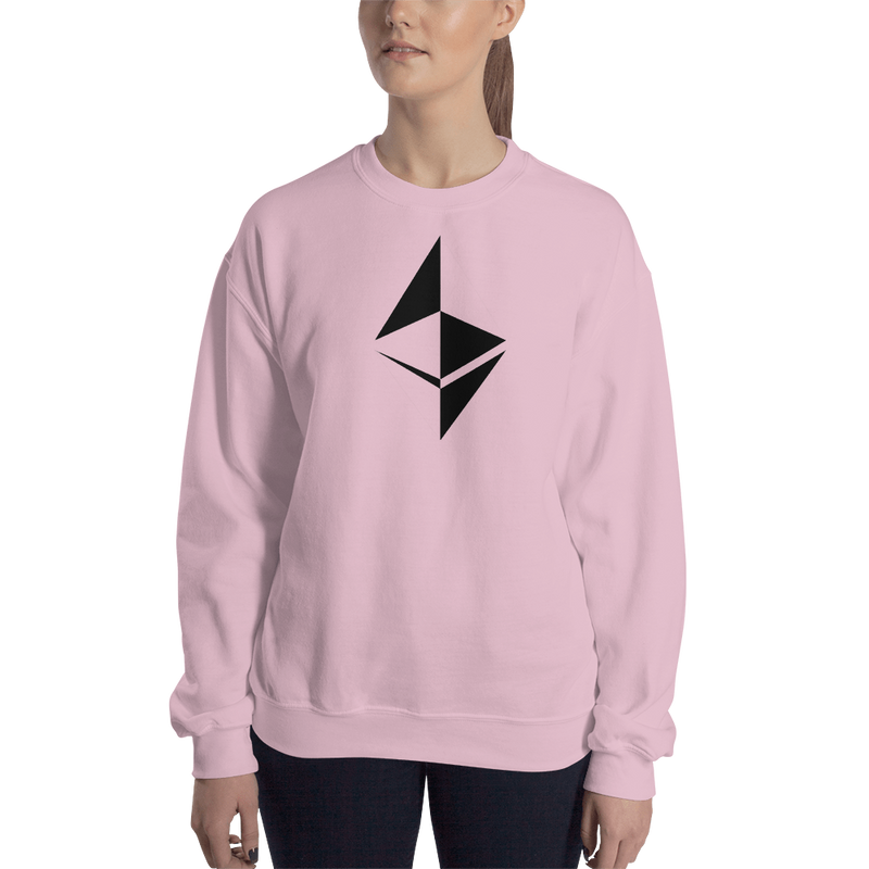 Ethereum surface design – Women’s Crewneck Sweatshirt