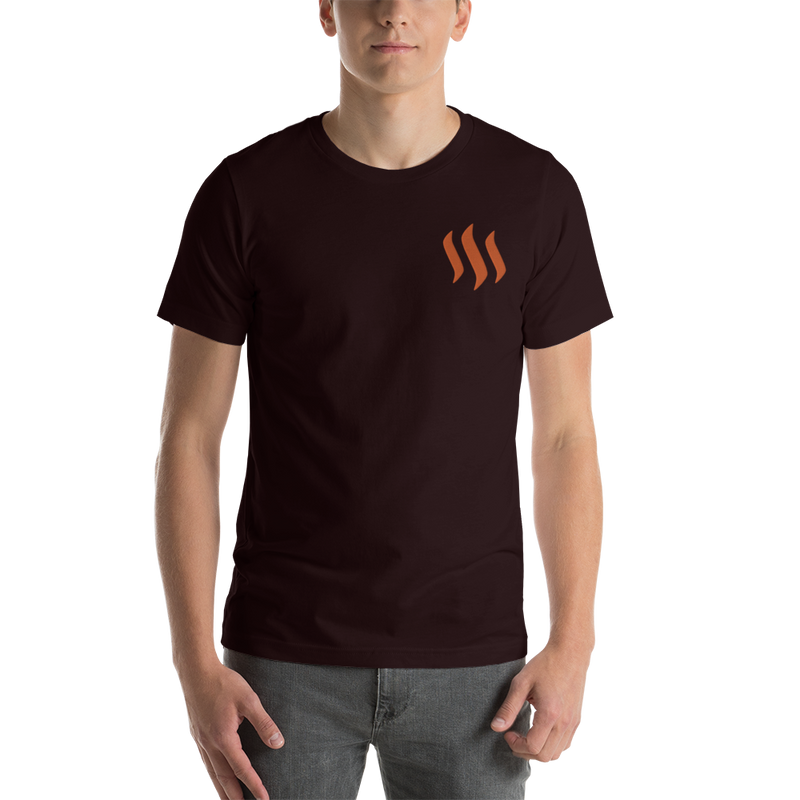 Steem – Men’s Embroidered Premium T-Shirt