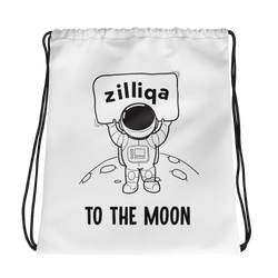 Zilliqa to the moon - Drawstring Bag