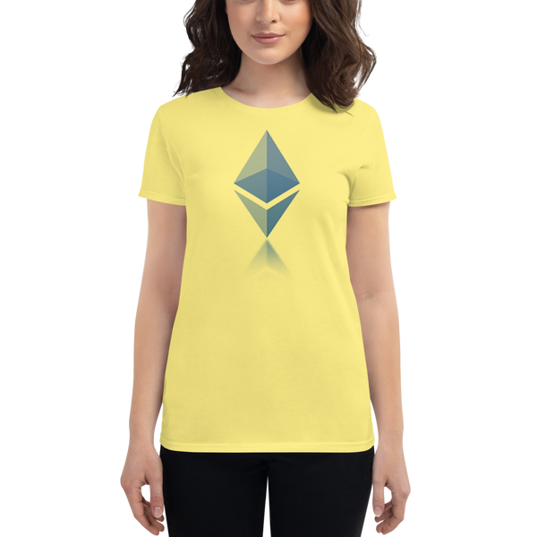 Ethereum reflection design - Women's Short Sleeve T-Shirt