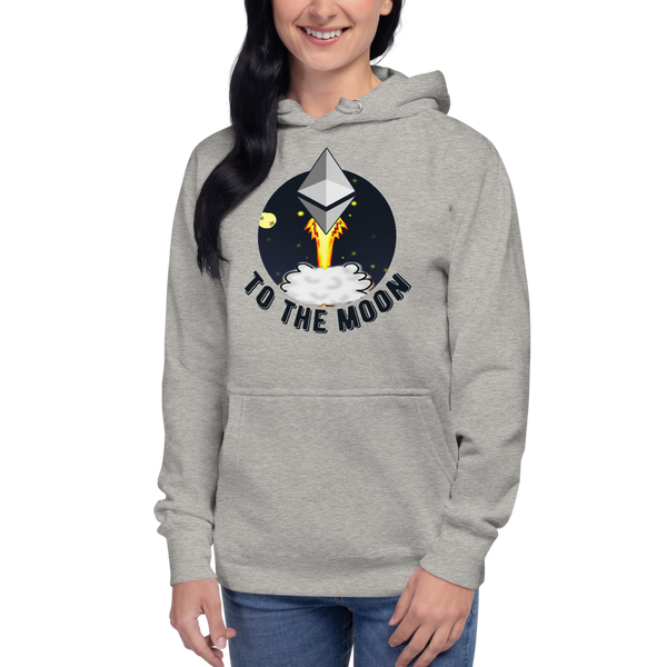 Ethereum to the moon – Women’s Pullover Hoodie