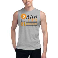Bank of the 21. century (Bitcoin) – Men’s Muscle Shirt