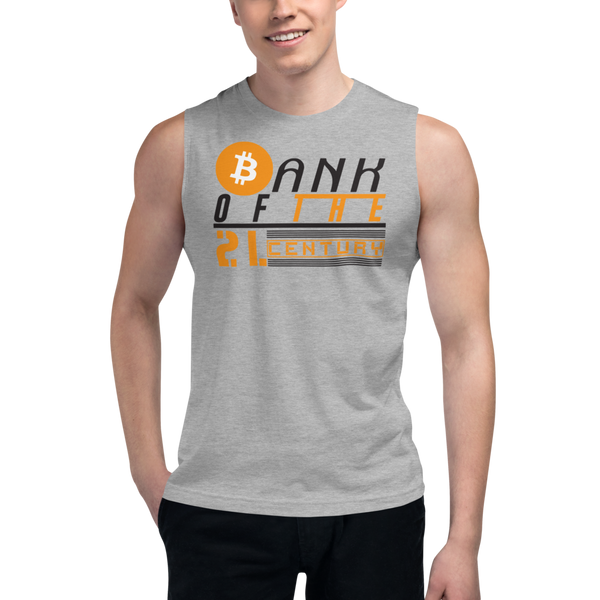 Bank of the 21. century (Bitcoin) – Men’s Muscle Shirt